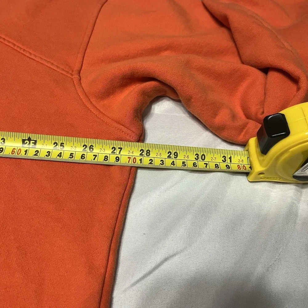 Vintage Clemson Tigers Nike Center Swoosh Hoodie Sweatshirt Size XL Oversized